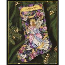 Airplane santa stocking (counted cross stitch kit) product no: Counted Cross Stitch Kit Tidings Stocking Fairy Heavenly Christmas Stocking Dim 8564 Cross Stitch Cross Stitch 14ctfairy Cross Stitch Aliexpress