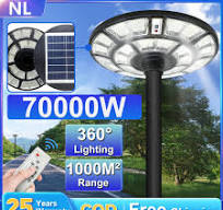 UFO Solar Light Solar Street Light 8000W IP67 Outdoor Waterproof Solar