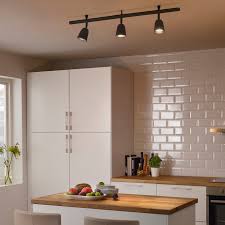 Skurup مسار السقف 3 مواضع أسود Ikea