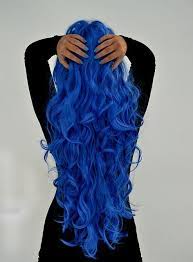 Blue Curls Hair Styles Hair Color Crazy Long Hair Styles