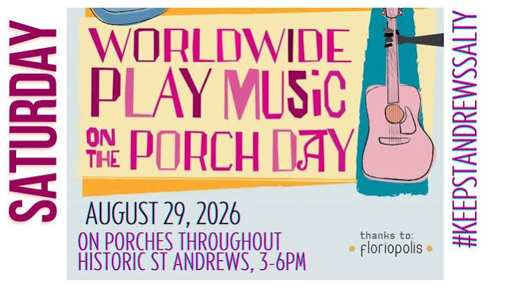 St Andrews Play Music On The Porch Day, Keep St Andrews Salty, Panama City, 29 August 2026 | AllEvents