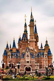 Cinderella castle is cinderella's home fairy tale castle and the icon at the center of two disney theme parks: Shanghai Disneyland