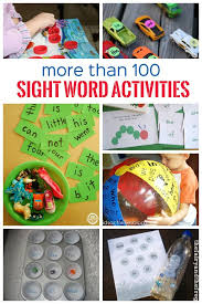 100 Sight Words Activities To Help Your Kids Read Faster Sight Words Kindergarten Word Activities Sight Word Activities