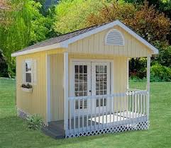 Outdoor Shed Love The Porch For Charm And Would Consider Making It Deeper To Allow For A Table And Chairs To Create A Backyard Sheds She Sheds Outdoor Sheds