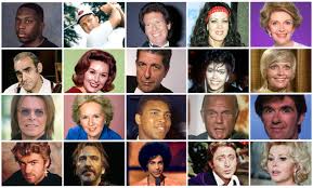 Check spelling or type a new query. Celebrity Deaths In 2016 Some Of The Many Famous Figures We Lost This Year