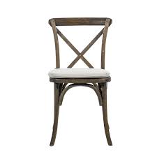 The designer cross back adds a modern, yet classic appeal to your dining room. Oak Crossback Chair American Party Rentals