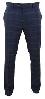 Check spelling or type a new query. Pantalon Homme Tweed A Chevrons Et Carreaux Bleu Marine Ajuste Peaky Blinders Ebay