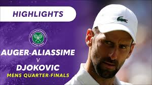 Watch Wimbledon Tennis - Season 2026 - Quarter-finals: Felix Auger-Aliassime v Novak Djokovic | Match Highlights