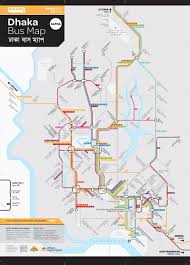 Dhaka Bus Map Nice Clean Design London Mir