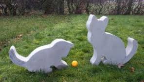 Giessform Beton Katze 33 Cm Giessformen Fur Beton Dekorativer Beton Holz Basteln Weihnachten