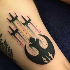 If you are a man and looking for the most ironic star wars tattoos designs, then you must choose from above designs for an extremely unique look. Simple Star Wars Tattoos