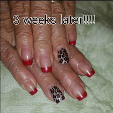 Acrylic Nails After 3 Weeks Of Wear By Melissa At Salon Inxs Saloninxs Net Threeweekoldnails Nailsthatlast Besthairsal Acrylic Nails Nails Best Hair Salon