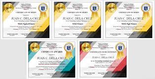 Click any certificate design to see a larger version and download it. Sample Certificate Designs The Deped Teachers Club