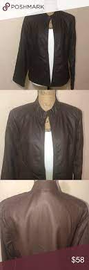 Christopher Banks Faux Leather Jacket Sz Medium Faux Leather Jackets Clothes Design Leather Jacket