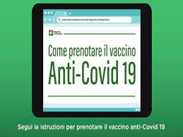 Vaccinazioni in lombardia, un messaggio per la conferma della prenotazione. Kyo4lneb33pfm