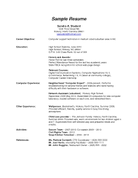 Example Resume High School Graduate No Job Experience Save Gallery ...