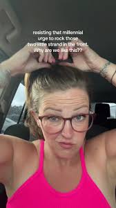 Millennials. Somebody tell me why we do this??! #relatable #millennial  #millennialmom #trending #hairstyles #tutorial #early2000s #nostalgia