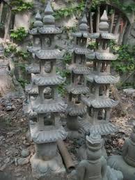 Oriental Garden Statue Pagoda Lamp Lantern Muliti Tier 5 Feet Tall Garden Statues Pagoda Garden Japanese Garden