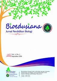 Berikut beberapa kumpulan jurnal pendidikan: Bioedusiana Jurnal Pendidikan Biologi