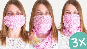 Versuchen sie, es als eine traditionelle dreifachfalte, ein stirnband, eine piratenfalte oder ein armband zu verwenden. Mundschutz Maske Ohne Nahen Aus Schal Selber Machen Youtube