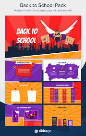 Get Your Books Ready With This Free Template For Google Slides And Powerpoint For Your Presentation In 2020 School Pack Back To School Powerpoint