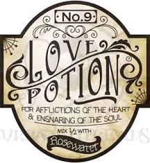 Love Potion 9 Bottle Label Halloween Bottle Labels Potion Labels Halloween Bottles