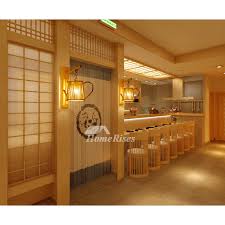 Complete wall sconces, wall scones less shade, brass, chrome and others. Retro Personality Craftsman Wall Sconce Wood Creative Nordic Restaurant Inn Bamboo Bedroom Chic