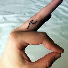 The cute finger tattoo design below shows a similar design inked on both hands. 145 Cute And Discreet Finger Tattoos Designs