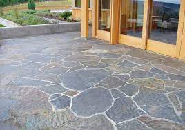 It can easily be laid in sand and cement were its very easy to adjust the bed height with an 8mm grout joint. Natural Flagstone Installation Mortar Set Mutual Materials
