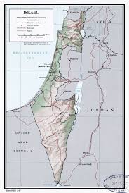 Numerous terrorist attacks murdered and maimed israeli civilians during the two decades before 1967 (and even before the establishment of the state of israel in 1948). Large Detailed Political And Administrative Map Of Israel With Relief Roads Railroads And Major Cities 1967 Israel Asia Mapsland Maps Of The World