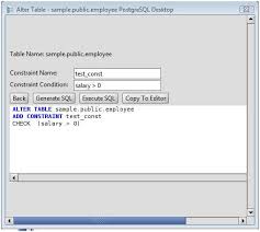 Postgresql Add Constraint To Postgresql Database Tables Via The Alter Table Command