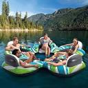 Intex Funtastic Five Floating Island Chairs Lake River Raft 125 ...