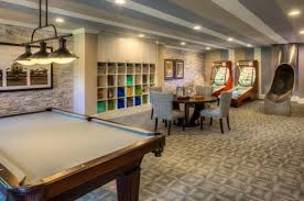 Indulge Your Playful Spirit With These Game Room Ideas Game Room Basement Contemporary Basement Modern Basement