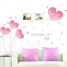 I couldn't find what i wanted online so i made these quick and inexpensive decals on my own with just scissors and removable vinyl sheets. Pink Flowers Removable Vinyl Decal Wall Sticker Mural Diy Art Room Home Decor Ij Home Decor Home Garden