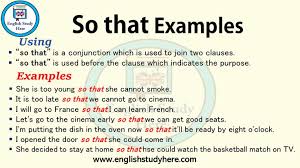 English Through Videos Reported Speech Kids Say The Funniest Things Using So That In English As A Conjunction How To Use So That So That Examples Example Sentences U English Study Direct And Indirect Speech Learn English