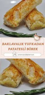Baklavalik Yufkadan Patatesli Borek Tarifi Tarif Defteri Yemek Tarifi 2020 Gida Paleo Yemek Tarifleri Yemek Tarifleri