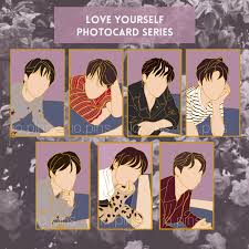 Image Of Pre Order Bts Love Yourself Tear Version O Photocard Series Enamel Pins Pegatinas Bonitas Diseno De Pegatina Fotos Imprimibles