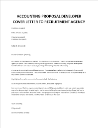 Every single detail can play an important role. Accounting Proposal Developer Cover Letter