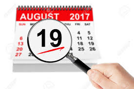 While those around you seem content with their current status, you are always looking to reach the next level. National Aviation Day Concept 19 August 2017 Calendar With Magnifier On A White Background Stock Photo Picture And Royalty Free Image Image 80444081