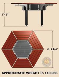 6 Seat Jag Grill Seating Outdoor Party Backyard
