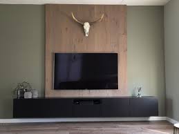 Tv Meubel Ikea Houten Achterwand Woonkamer Ontwerp Woonkamer Inrichting Woonkamerdesign