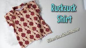 So können sie schritt für schritt die basics lernen und im weiteren verlauf kompliziertere schnittmuster angehen. Ruckzuck Shirt Nahanleitung Ohne Schnittmuster Fur Anfanger Nahtinchen Youtube