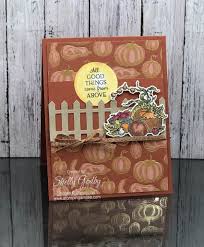 I am an end of an independent demonstrator with stampin' up and today, we're going to be making this card um gratitude card fall theme we're. Make Realistic Fall Greeting Cards With The Stampin Up Autumn Goodness
