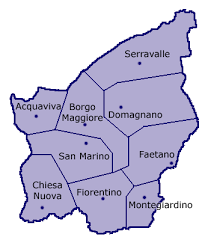 Hills spread out from it on the southwest, whereas the northeastern part gently slopes. Atlas Of San Marino Wikimedia Commons