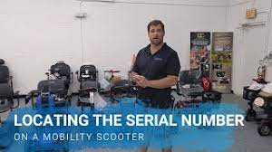 where is the serial number on a mobility scooter youtube
