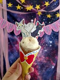 Sailor Moon Party Ice Cream Cone Liners Sailor Moon Party Sailor Moon Birthday Moon Party