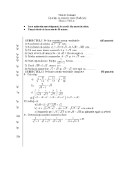 Bac 2007 analiza matematica numere reale 1.multimea numerelor reale r, impreuna cu doua operatii notate. Test Radicali