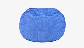 Fatsak Jamie Electric Blue Bean Bag Chair Free Transparent Png Download Pngkey