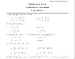 Dan sekian pembahasan kita kali ini tentang soal pkn kelas 12 semoga dengan artikel ini dapat membantu kalian semua, dan mimin berterimakasih sudah berkunjung. Penyelesaian Soal Soal Matematika Sma Ips Kelas Xii Semester 1 Pdf