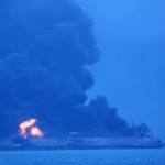 Iranian tanker collides with Chinese